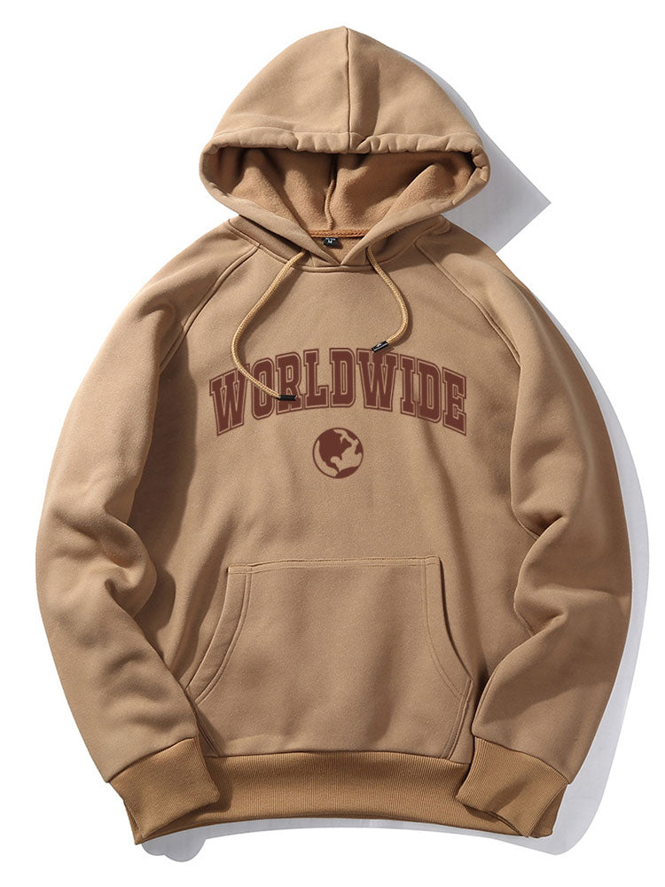 Worldwide Character Print Hoodie